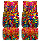 Autism Awareness Australia Adelaide Crows Car Mats Aboriginal Indigenous Art