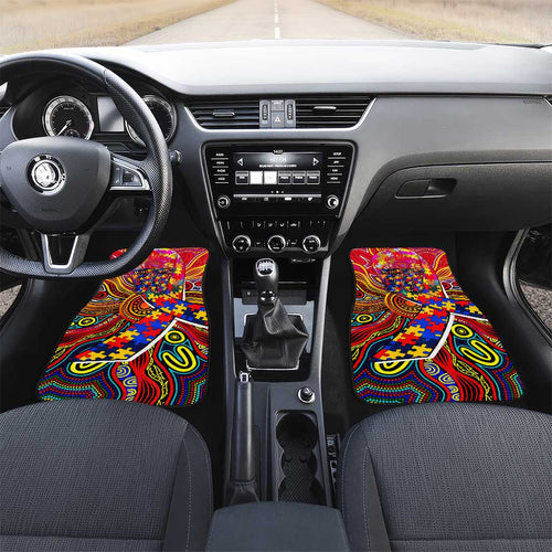 Autism Awareness Australia Adelaide Crows Car Mats Aboriginal Indigenous Art