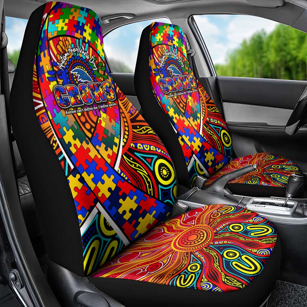 Autism Awareness Australia Adelaide Crows Car Seat Cover Aboriginal Indigenous Art