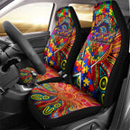 Autism Awareness Australia Adelaide Crows Car Seat Cover Aboriginal Indigenous Art