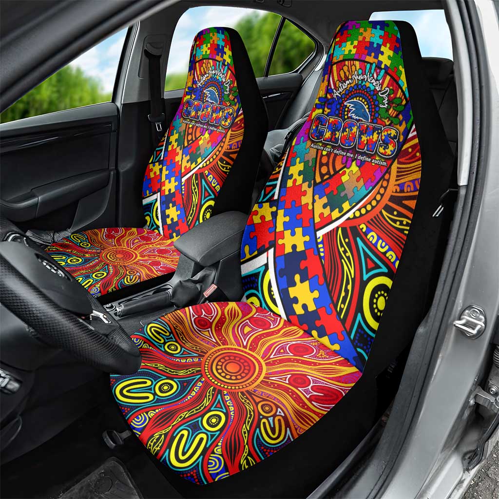 Autism Awareness Australia Adelaide Crows Car Seat Cover Aboriginal Indigenous Art