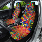 Autism Awareness Australia Adelaide Crows Car Seat Cover Aboriginal Indigenous Art