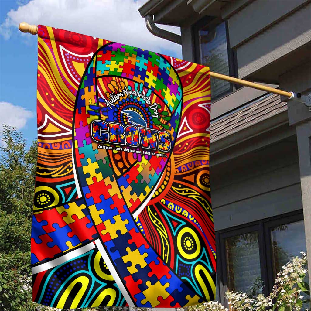 Autism Awareness Australia Adelaide Crows Garden Flag Aboriginal Indigenous Art