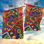 Autism Awareness Australia Adelaide Crows Garden Flag Aboriginal Indigenous Art