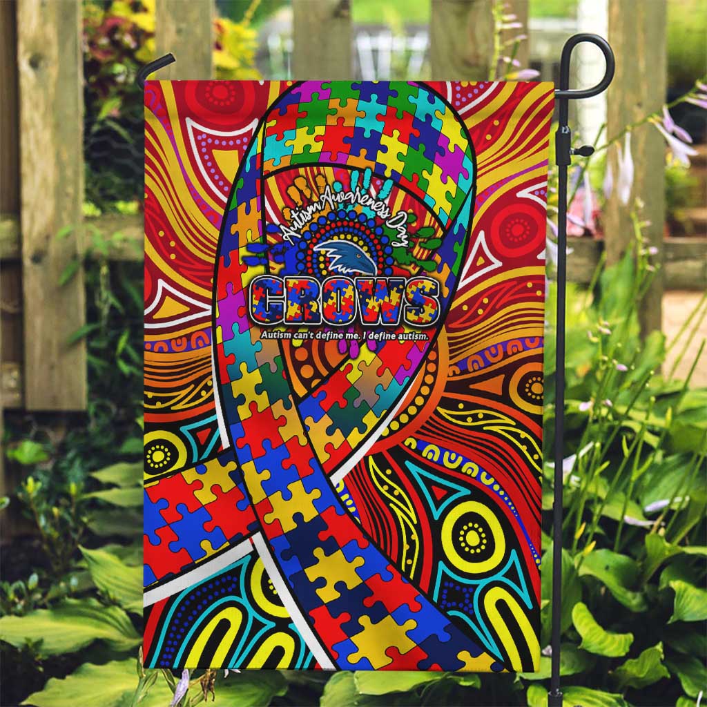 Autism Awareness Australia Adelaide Crows Garden Flag Aboriginal Indigenous Art