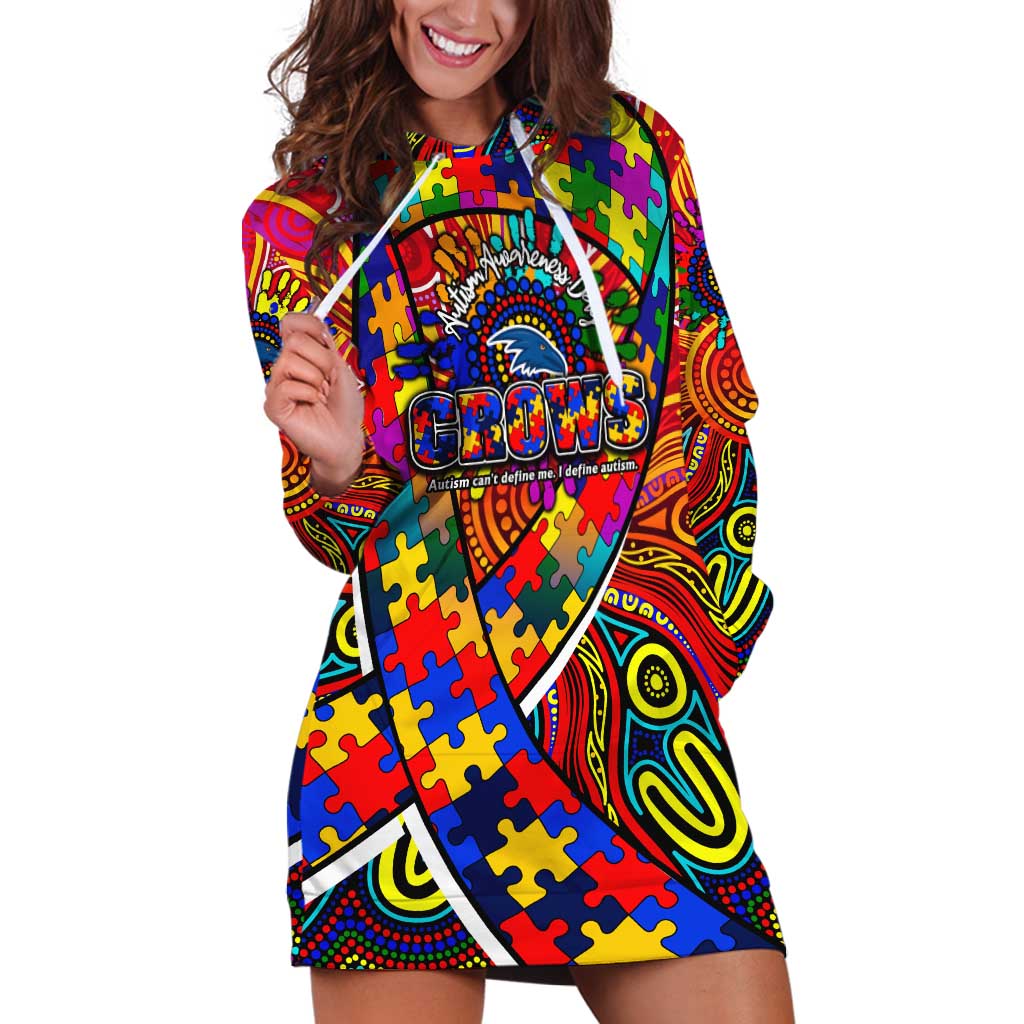 Autism Awareness Australia Adelaide Crows Hoodie Dress Aboriginal Indigenous Art
