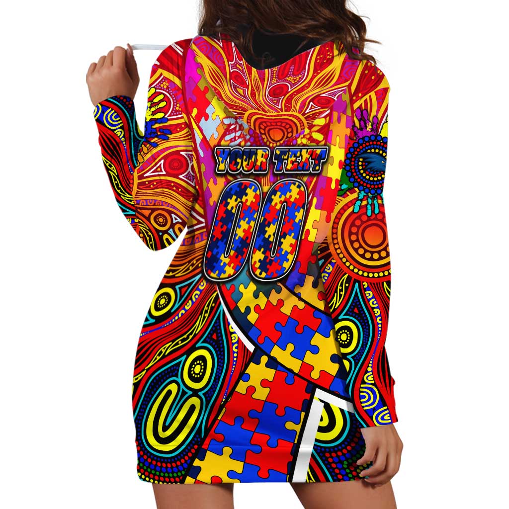 Autism Awareness Australia Adelaide Crows Hoodie Dress Aboriginal Indigenous Art