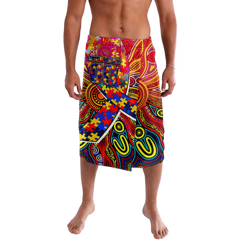 Autism Awareness Australia Adelaide Crows Lavalava Aboriginal Indigenous Art