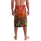Autism Awareness Australia Adelaide Crows Lavalava Aboriginal Indigenous Art