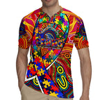 Autism Awareness Australia Adelaide Crows Rugby Jersey Aboriginal Indigenous Art