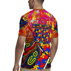 Autism Awareness Australia Adelaide Crows Rugby Jersey Aboriginal Indigenous Art