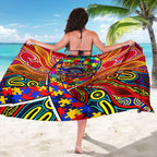 Autism Awareness Australia Adelaide Crows Sarong Aboriginal Indigenous Art