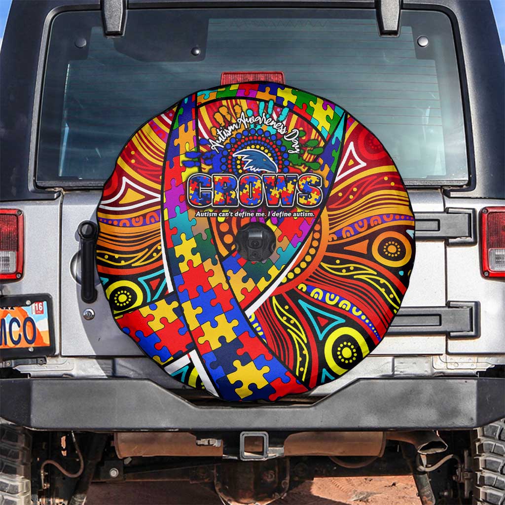 Autism Awareness Australia Adelaide Crows Spare Tire Cover Aboriginal Indigenous Art