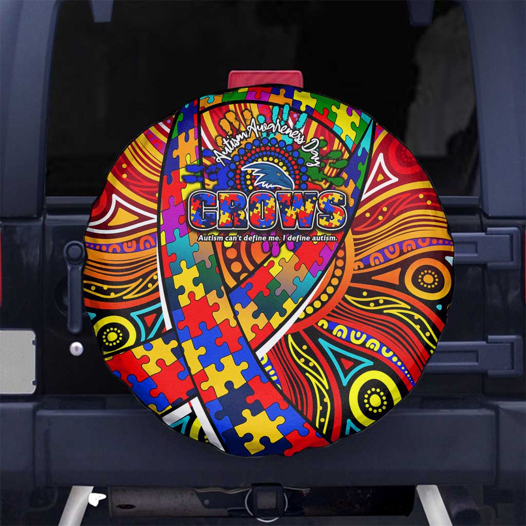 Autism Awareness Australia Adelaide Crows Spare Tire Cover Aboriginal Indigenous Art