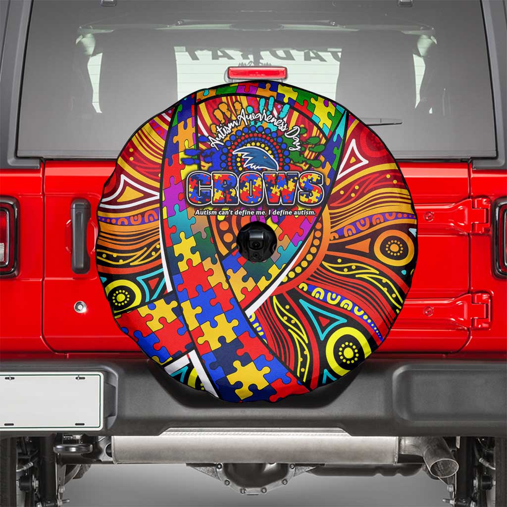 Autism Awareness Australia Adelaide Crows Spare Tire Cover Aboriginal Indigenous Art