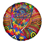 Autism Awareness Australia Adelaide Crows Spare Tire Cover Aboriginal Indigenous Art
