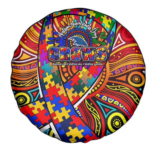 Autism Awareness Australia Adelaide Crows Spare Tire Cover Aboriginal Indigenous Art