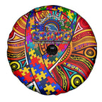 Autism Awareness Australia Adelaide Crows Spare Tire Cover Aboriginal Indigenous Art