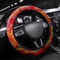 Autism Awareness Australia Adelaide Crows Steering Wheel Cover Aboriginal Indigenous Art