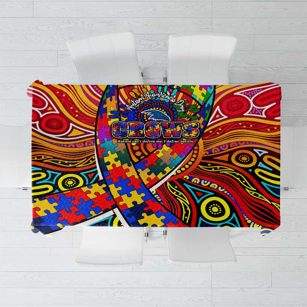 Autism Awareness Australia Adelaide Crows Tablecloth Aboriginal Indigenous Art