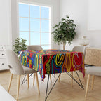Autism Awareness Australia Adelaide Crows Tablecloth Aboriginal Indigenous Art