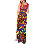 Autism Awareness Australia Adelaide Crows Tank Maxi Dress Aboriginal Indigenous Art