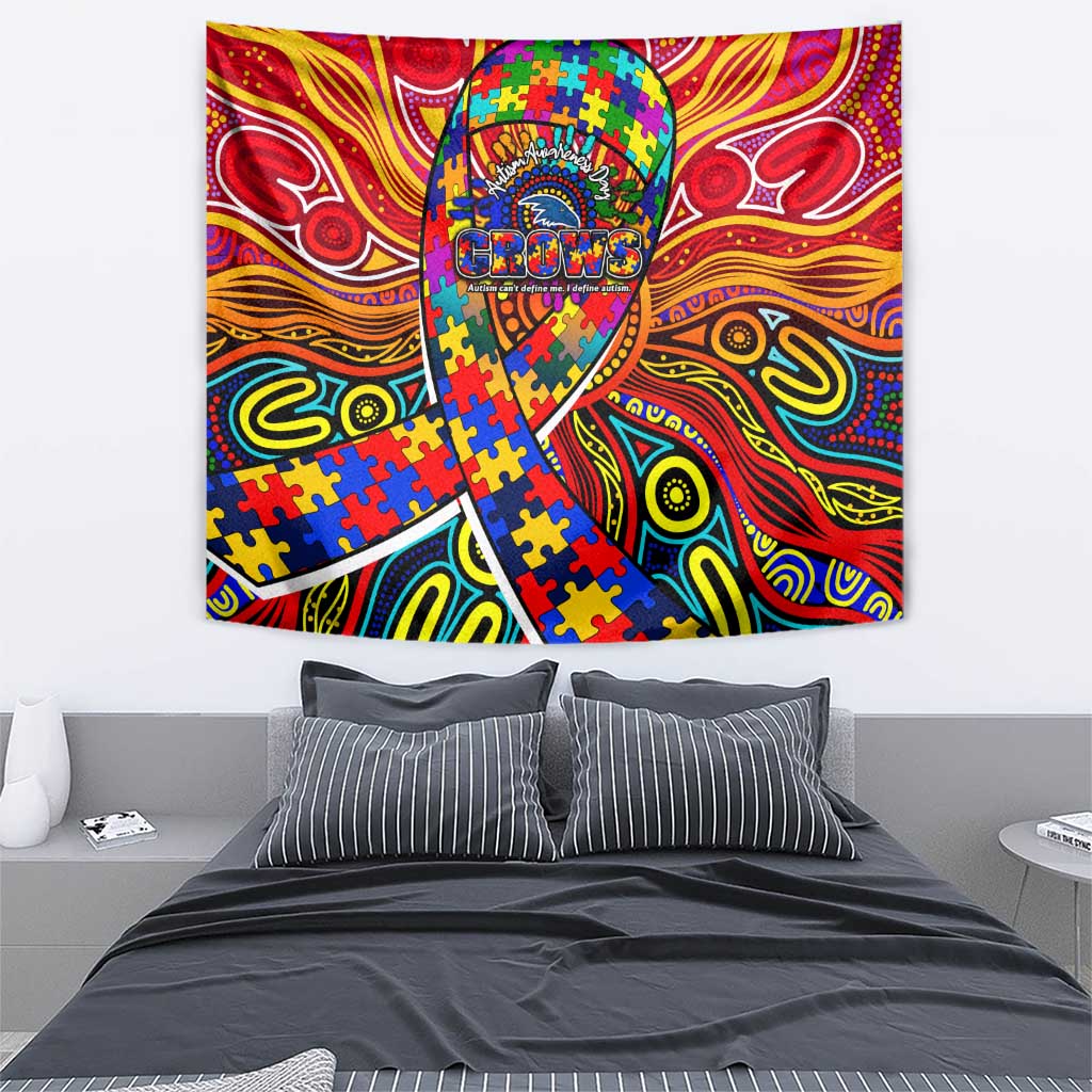 Autism Awareness Australia Adelaide Crows Tapestry Aboriginal Indigenous Art