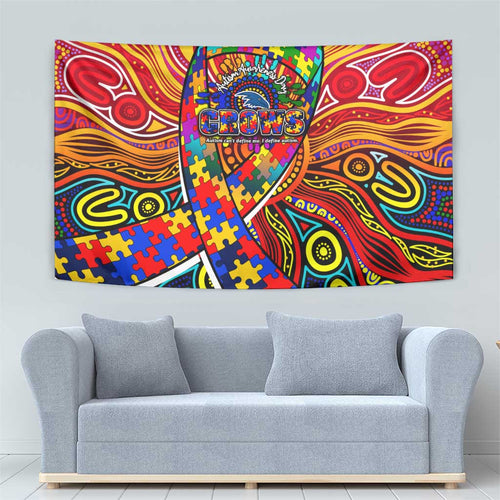 Autism Awareness Australia Adelaide Crows Tapestry Aboriginal Indigenous Art