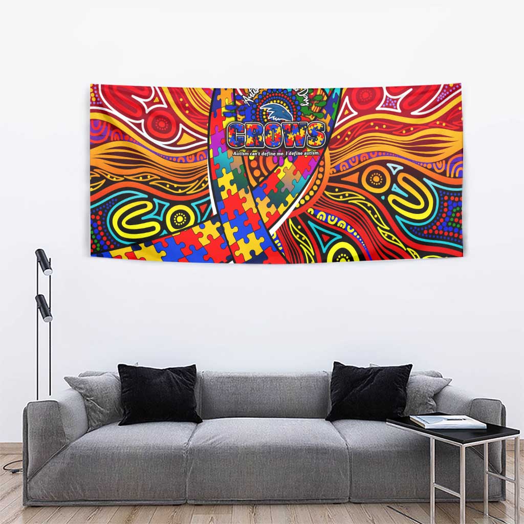 Autism Awareness Australia Adelaide Crows Tapestry Aboriginal Indigenous Art