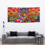Autism Awareness Australia Adelaide Crows Tapestry Aboriginal Indigenous Art