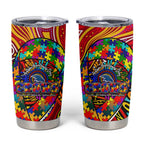 Autism Awareness Australia Adelaide Crows Tumbler Cup Aboriginal Indigenous Art