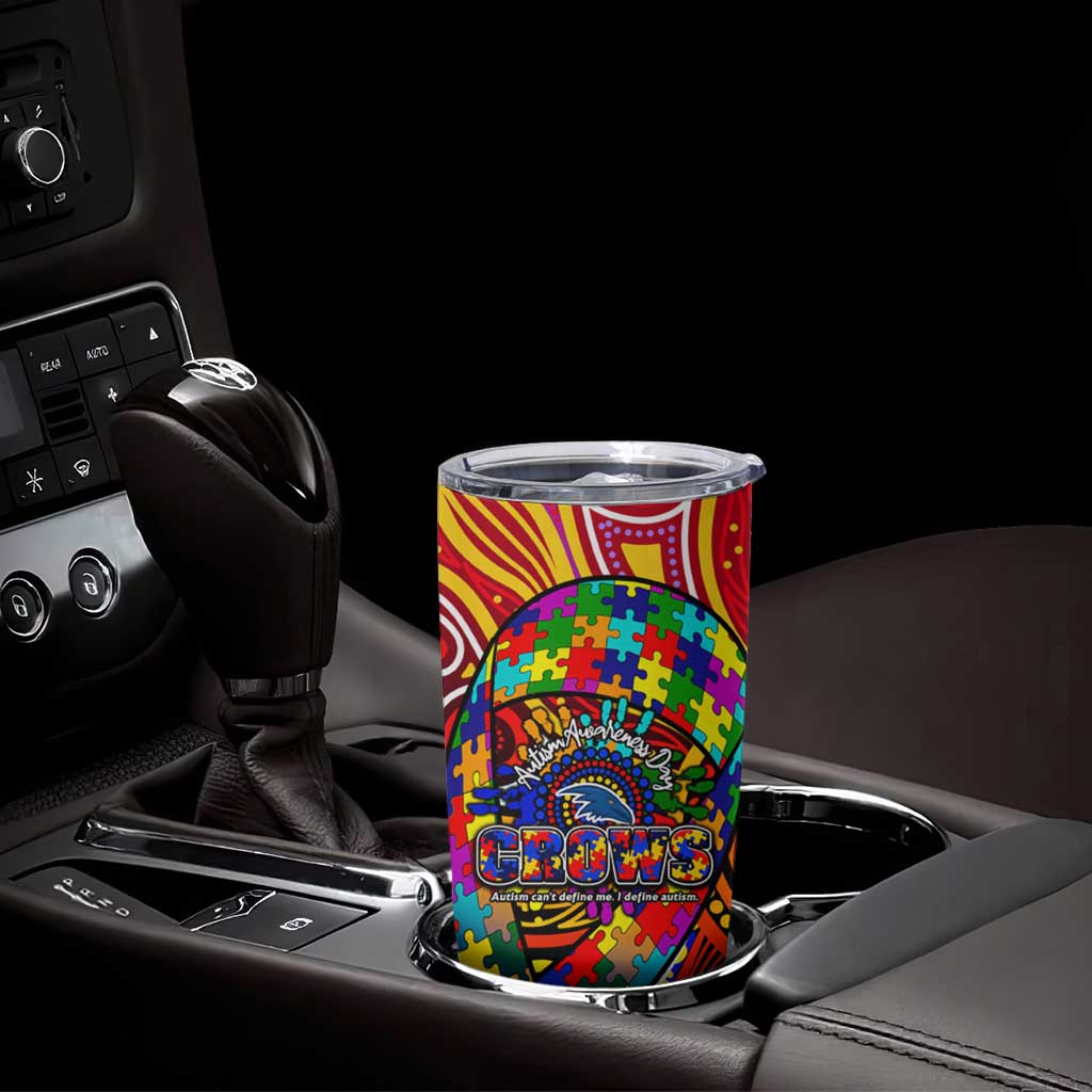 Autism Awareness Australia Adelaide Crows Tumbler Cup Aboriginal Indigenous Art