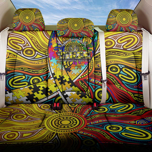 Autism Awareness Australia Richmond Tiger Back Car Seat Cover Aboriginal Indigenous Art
