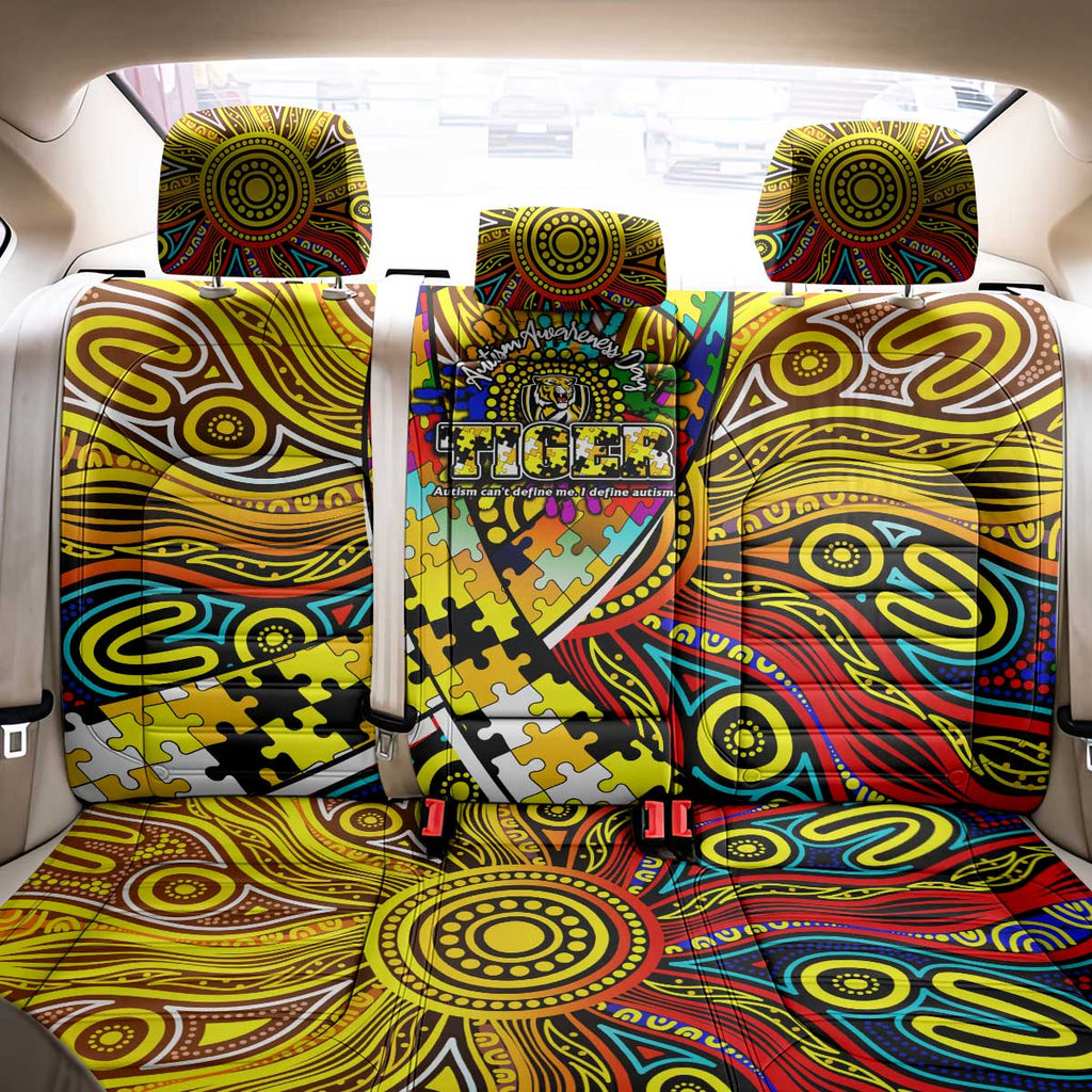 Autism Awareness Australia Richmond Tiger Back Car Seat Cover Aboriginal Indigenous Art