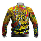 Autism Awareness Australia Richmond Tiger Baseball Jacket Aboriginal Indigenous Art