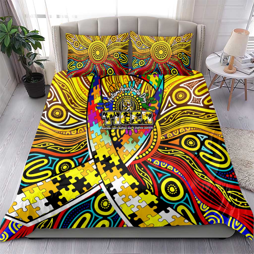 Autism Awareness Australia Richmond Tiger Bedding Set Aboriginal Indigenous Art
