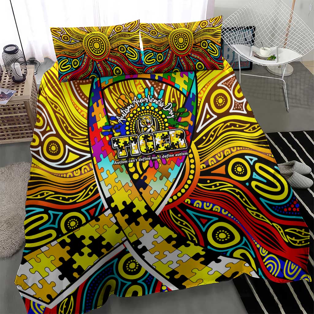 Autism Awareness Australia Richmond Tiger Bedding Set Aboriginal Indigenous Art