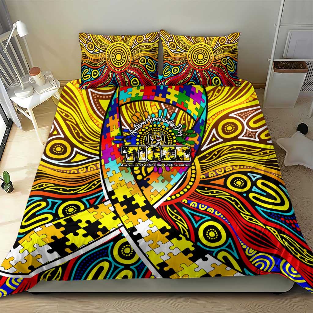 Autism Awareness Australia Richmond Tiger Bedding Set Aboriginal Indigenous Art