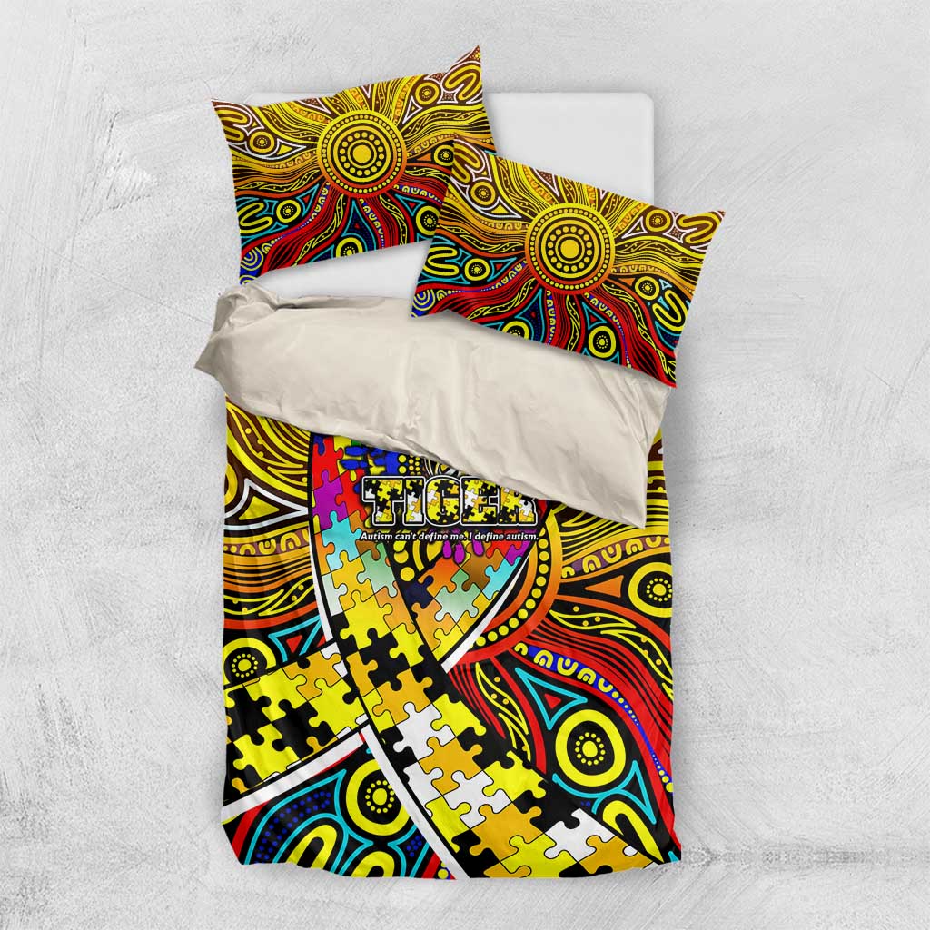 Autism Awareness Australia Richmond Tiger Bedding Set Aboriginal Indigenous Art