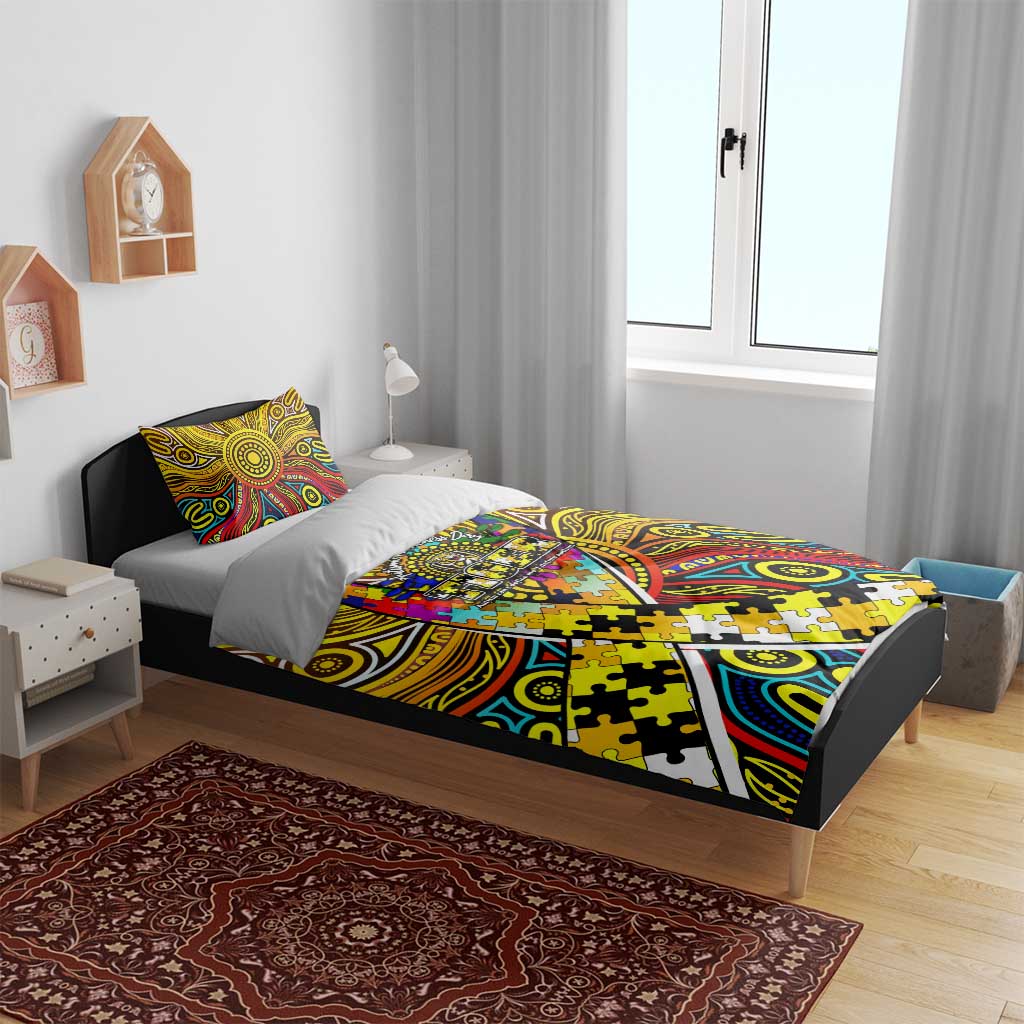 Autism Awareness Australia Richmond Tiger Bedding Set Aboriginal Indigenous Art