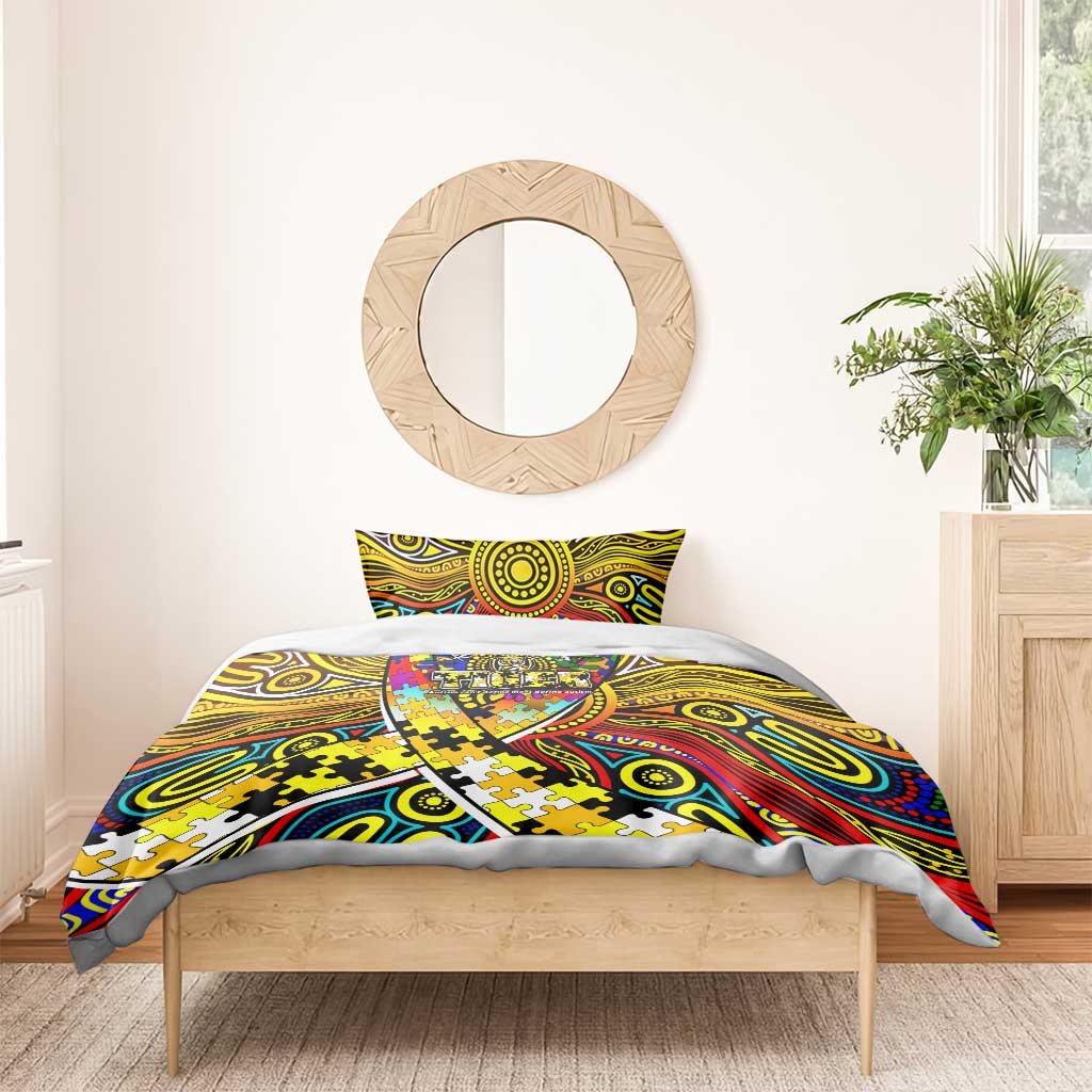 Autism Awareness Australia Richmond Tiger Bedding Set Aboriginal Indigenous Art