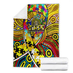 Autism Awareness Australia Richmond Tiger Blanket Aboriginal Indigenous Art