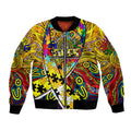 Autism Awareness Australia Richmond Tiger Bomber Jacket Aboriginal Indigenous Art