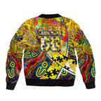 Autism Awareness Australia Richmond Tiger Bomber Jacket Aboriginal Indigenous Art