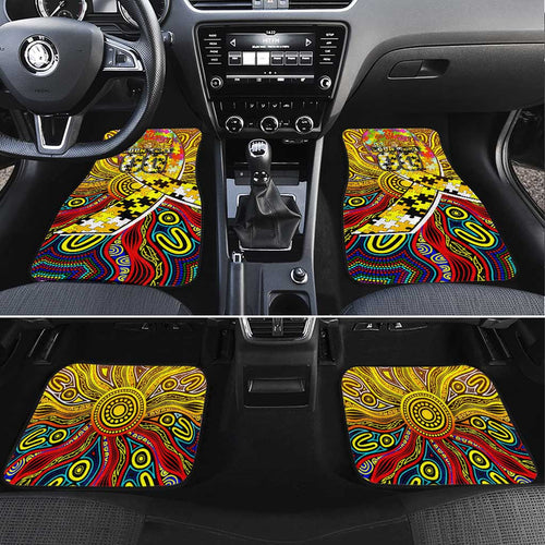 Autism Awareness Australia Richmond Tiger Car Mats Aboriginal Indigenous Art