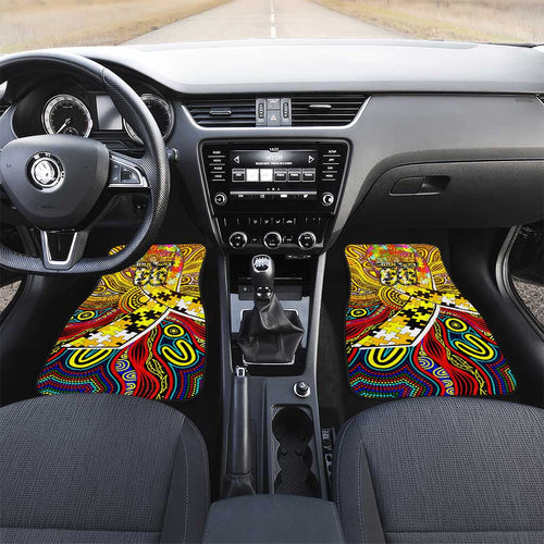 Autism Awareness Australia Richmond Tiger Car Mats Aboriginal Indigenous Art