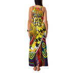 Autism Awareness Australia Richmond Tiger Family Matching Tank Maxi Dress and Hawaiian Shirt Aboriginal Indigenous Art