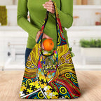 Autism Awareness Australia Richmond Tiger Grocery Bag Aboriginal Indigenous Art
