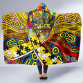 Autism Awareness Australia Richmond Tiger Hooded Blanket Aboriginal Indigenous Art