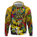 Autism Awareness Australia Richmond Tiger Hoodie Aboriginal Indigenous Art